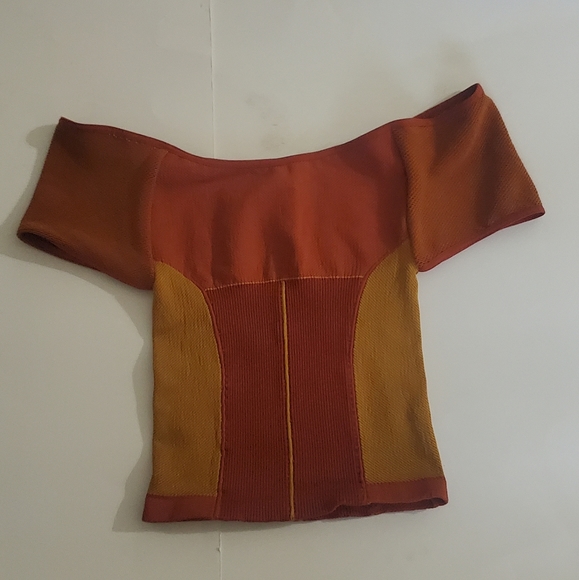 New free people point break colorblock movement crop top size xs/s - Picture 3 of 8